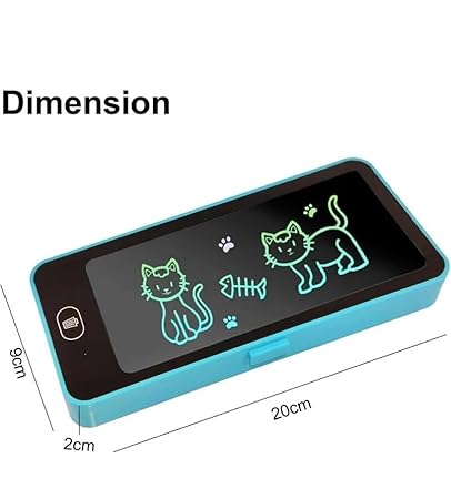 2 - in - 1 LCD Writing Tablet Pencil Case - Zambeel